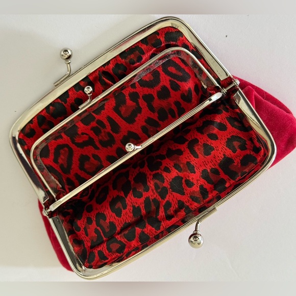 Handbags - Red Velvet Clutch